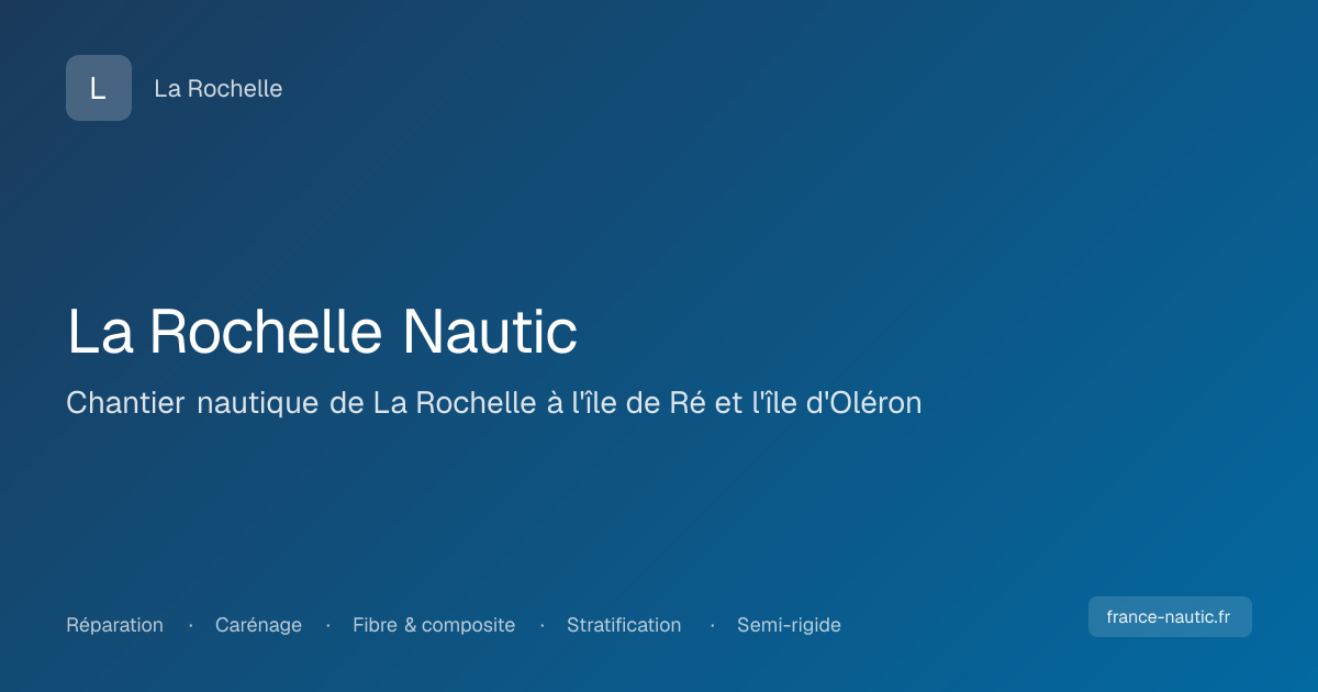 La Rochelle Nautic